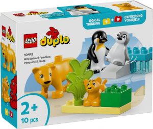 LEGO DUPLO - FAMILIAS DE LA FAUNA SALVAJE: PINGÜINOS Y LEONES