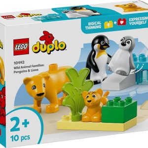 LEGO DUPLO - FAMILIAS DE LA FAUNA SALVAJE: PINGÜINOS Y LEONES