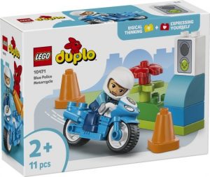 LEGO DUPLO - MOTO DE POLICIA AZUL