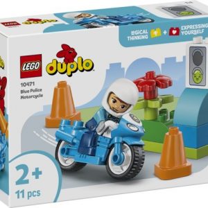LEGO DUPLO - MOTO DE POLICIA AZUL