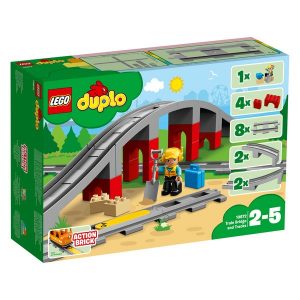 LEGO DUPLO - PUENTE Y VIAS FERROVIARIAS