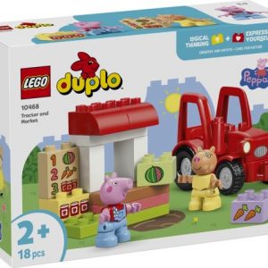 LEGO DUPLO TRACTOR Y MERCADO PEPPA PIG