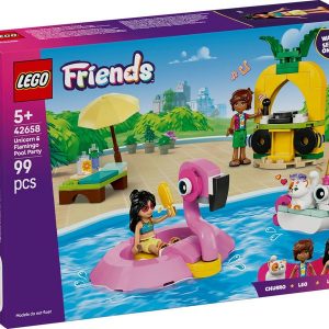LEGO FRIENDS - FIESTA EN LA PISCINA CON FLAMENCO Y UNICORNIO