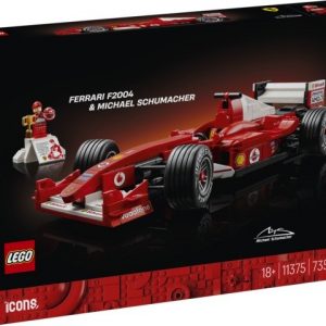 LEGO ICONS FERRARI F2004 Y MICHAEL SCHUMACHER