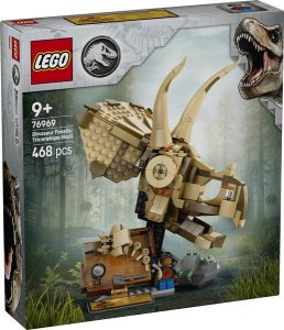 LEGO JURASSIC WORLD FÓSILES DE DINOSAURIO: CRÁNEO TRICERATOPS