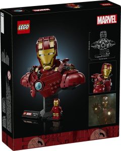 (REACONDICIONADO) LEGO MARVEL - BUSTO DE IRON MAN MK4