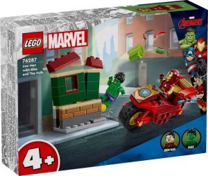 LEGO MARVEL - IRON MAN CON MOTO HULK