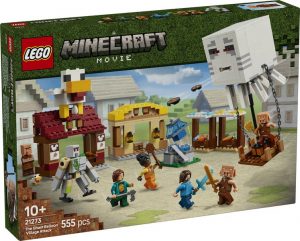 LEGO MINECRAFT EL ATAQUE A LA ALDEA DEL GLOBO DE GHAST