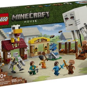 LEGO MINECRAFT EL ATAQUE A LA ALDEA DEL GLOBO DE GHAST