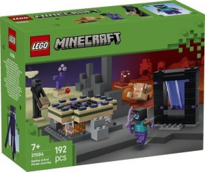 LEGO MINECRAFT-EL VIAJE POR EL NETHER Y EL PORTAL AL END