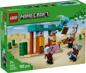 (REACONDICIONADO) LEGO MINECRAFT - LA PATRULLA DEL DESIERTO DE LOS MALDEANOS