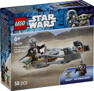 LEGO STAR WARS MOTO SPEEDER DEL MANDALORIANO Y GROGU
