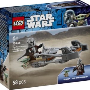 LEGO STAR WARS MOTO SPEEDER DEL MANDALORIANO Y GROGU