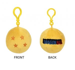 PELUCHE LLAVERO DRAGON BALL 4 ESTRELLAS 10CM