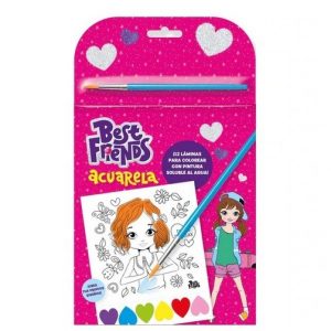 LUDUM BEST FRIENDS - LIBRETA COLOREAR ACUALERA