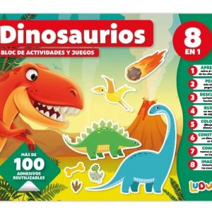 BLOC DE ACTIVIDADES Y JUEGOS DINOSAURIOS LUDUM