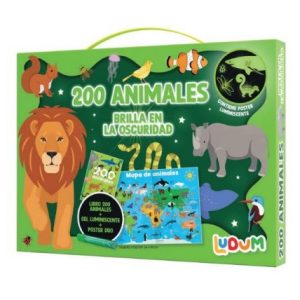 LUDUM - KIT BRILLA EN LA OSCURIDAD ANIMALES
