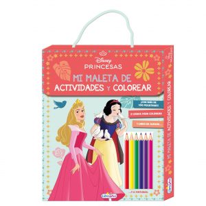 MALETA DE ACTIVIDADES Y COLOREAR PRINCESAS DISNEY