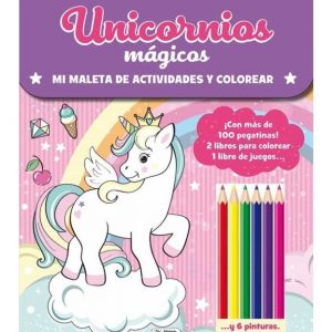 MALETA DE ACTIVIDADES Y COLOREAR - UNICORNIOS
