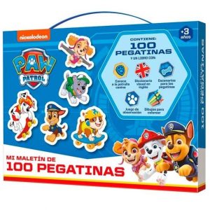 MALETIN 100 PEGATINAS PATRULLA CANINA LUDUM