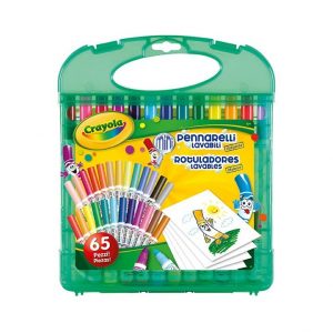 MALETIN ROTULADORES LAVABLES 65 PIEZAS