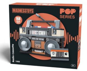 MINIATURA RETRO BRICKS - RADIO CASSETTE