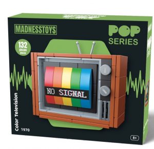 MINIATURA RETRO BRICKS - TELEVISION A COLOR