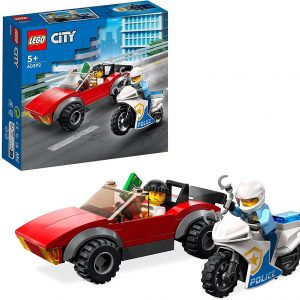 LEGO CITY MOTO DE POLICIA Y COCHE A LA FUGA