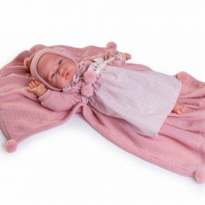 MUÑECA RECIEN NACIDA CON FALDON