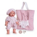MUÑECO PETIT PALABRITAS CON BOLSO PORTABEBE