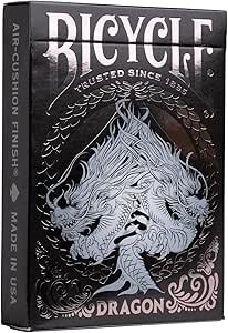 NAIPES - BARAJA BICYCLE DRAGON BLACK
