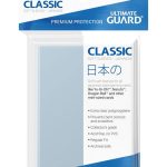 FUNDAS DE CARTAS TAMAÑO JAPONES TRANSPARENTES- ULTIMATE GUARD (100UDS)
