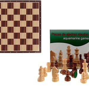 PACK TABLERO AJEDREZ + PIEZAS STAUNTON 4