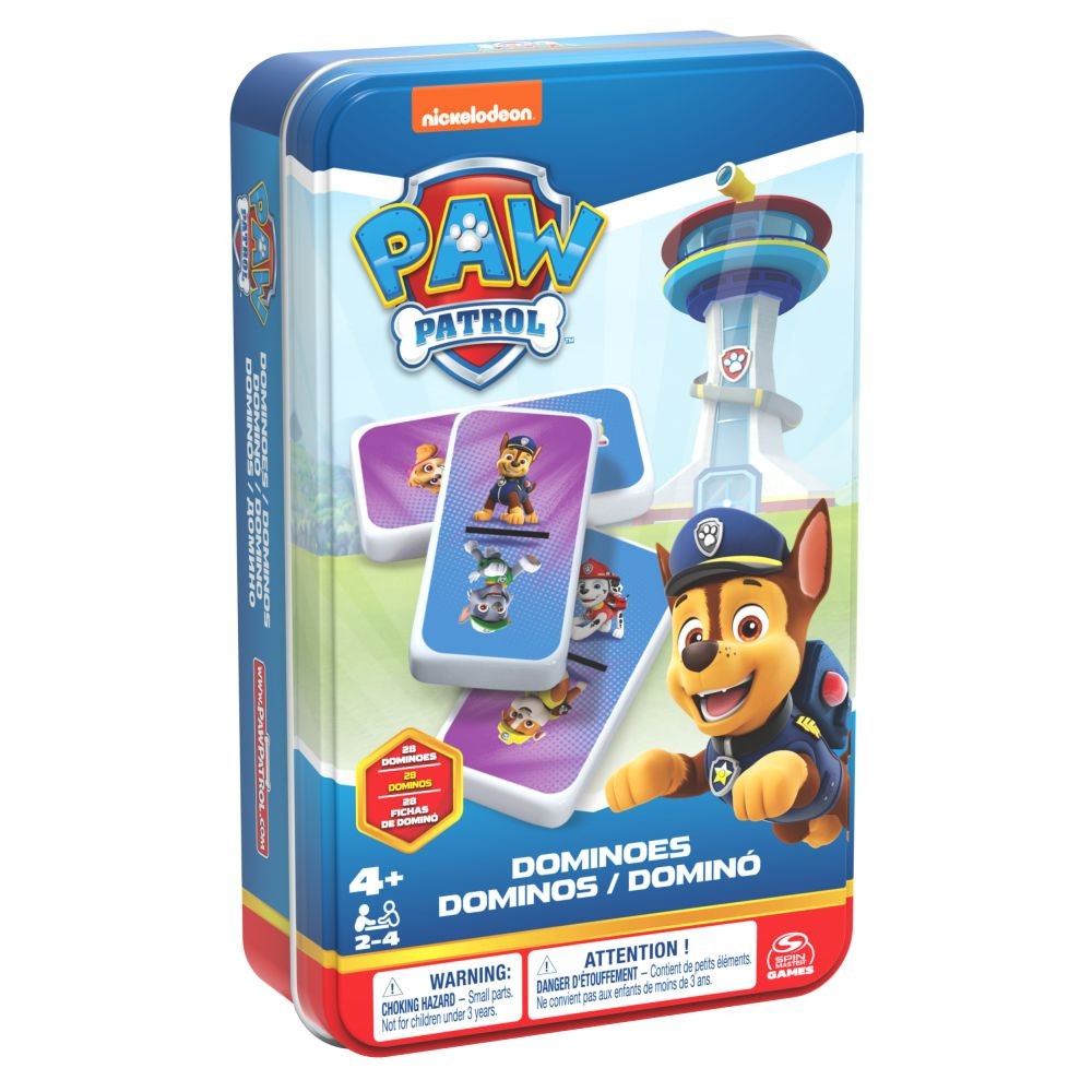 paw-patrol-domino-caja-lata (REACONDICIONADO) PAW PATROL DOMINO CAJA LATA - Imagen 1