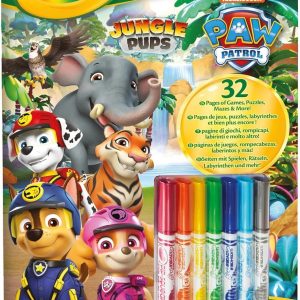 LIBRO DE ACTIVIDADES Y COLOREAR 7 ROTULADORES PAW PATROL