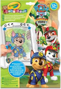 LIBRO PARA COLOREAR + STICKERS PAW PATROL