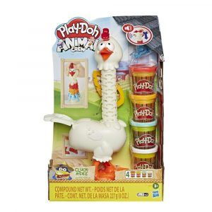 PLAYDOH ANIMAL CREW CLUCK-A-DEE PLUMAS DIVERTIDAS