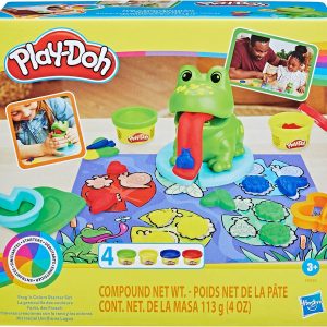 PLAY-DOH PRIMERAS CREACIONES CON LA RANA Y LOS COLORES