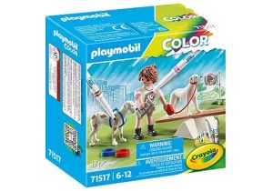 PLAYMOBIL COLOR ADIESTRAMENTO DE PERROS