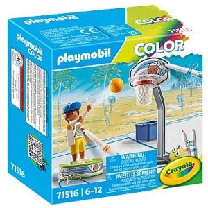 PLAYMOBIL COLOR SKATER CON BALONCESTO