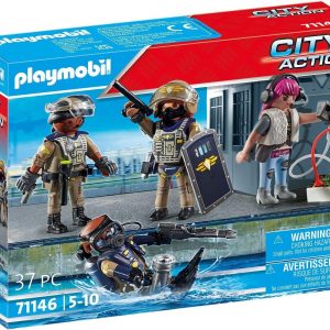 PLAYMOBIL FUERZAS ESPECIALES SET FIGURAS