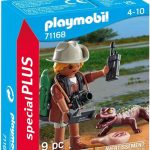 PLAYMOBIL INVESTIGADOR CON CAIMAN