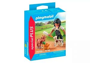 PLAYMOBIL - MUJER CON CABRAS