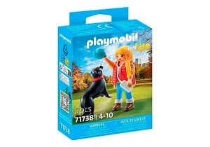 PLAYMOBIL - MUJER CON PERRO DE MONTAÑA