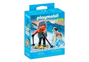 PLAYMOBIL - SENDERISTA CON SAN BERNARDO