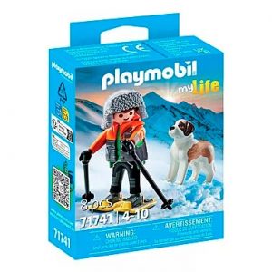 PLAYMOBIL - SENDERISTA CON SAN BERNARDO