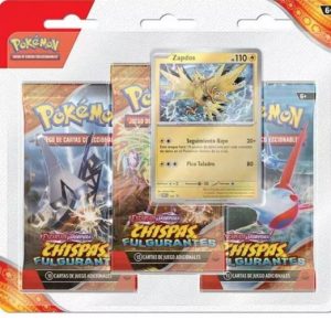 POKEMON COLECCION SV8 - PACK BLISTER 3 BOOSTER CHISPAS FULGURANTES