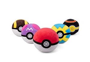 DISPLAY 6 POKEMON PELUCHE POKEBALL 10 CM SURTIDO