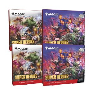 (PREPEDIDO) MAGIC TCG -DISPLAY 4 MARVEL HEROES SCENE BOX (INGLES)