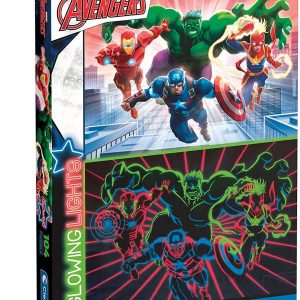 PUZZLE 104 PZAS MARVEL VENGADORES GLOWING LIGHTS